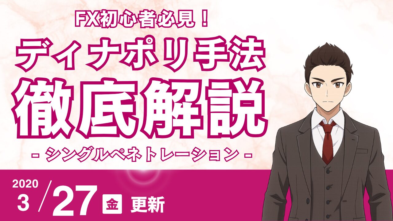【FX初心者】伝説のディナポリ手法を解説！「シングルペネトレーション」でトレンドフォローを極める