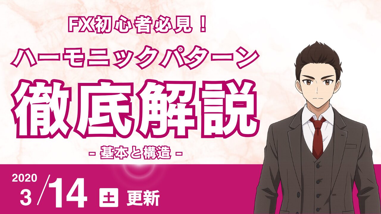 【FX】ハーモニックパターン基礎：高勝率を誇るフィボナッチ比率と4大基本パターン