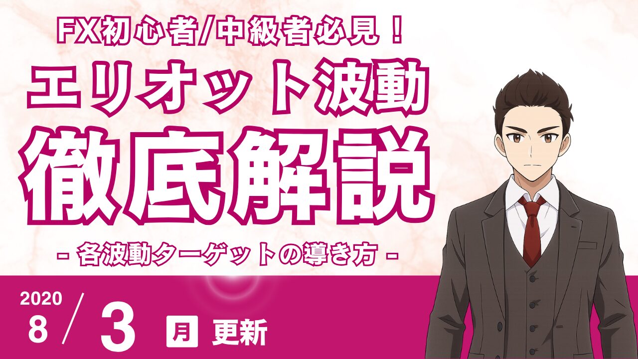 【エリオット波動】利確目標を正確に！全8波動（1・2・3・4・5・A・B・C）ターゲットの導き方