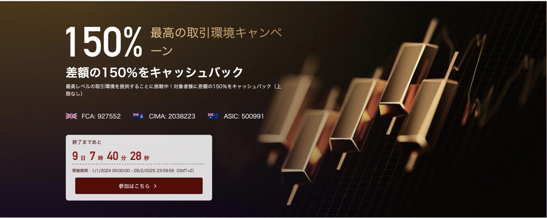 EBC Financial Groupの取引環境が最高なことを証明しよう！｜150%キャッシュバックキャンペーン開催中！2/28まで【PR】