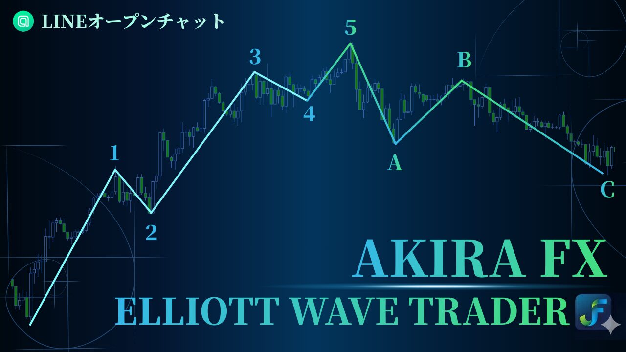 エリオット波動を学びたいトレーダーへ：「1日3%の利益」を目指すLINEオープンチャット＜鍵垢＞