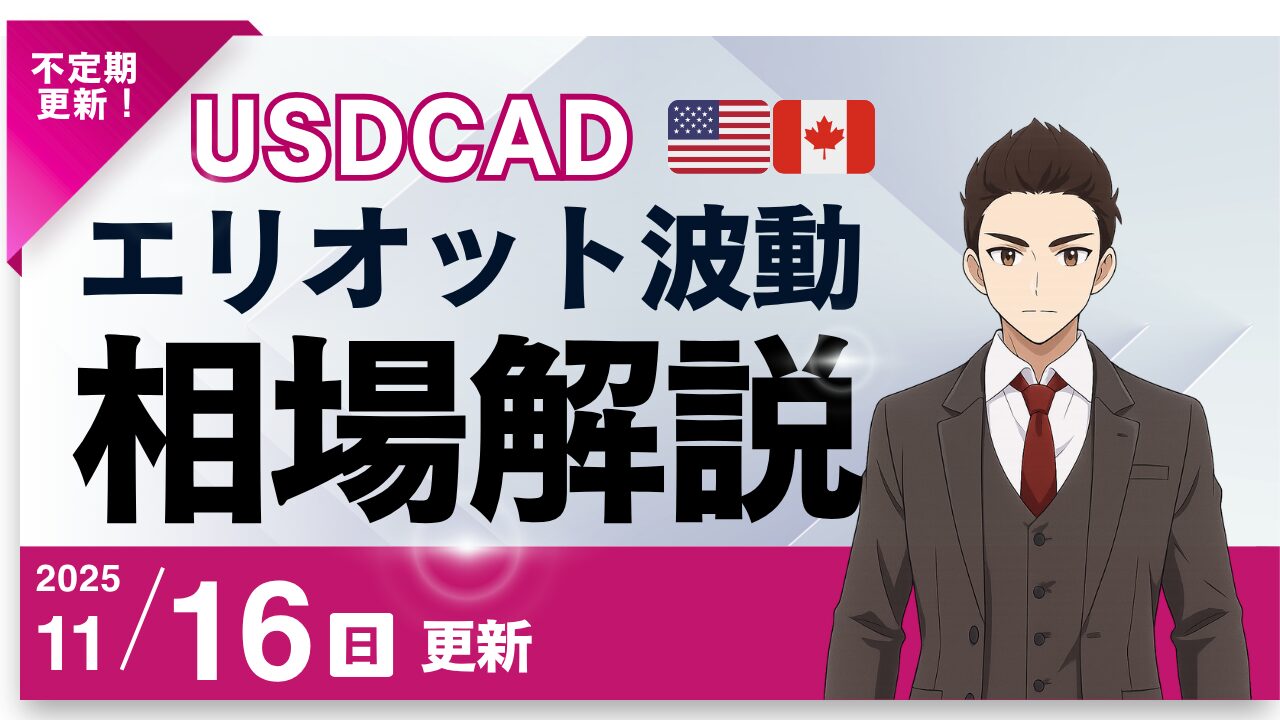 エリオット波動×USDCAD（ドルカナダドル）予測
