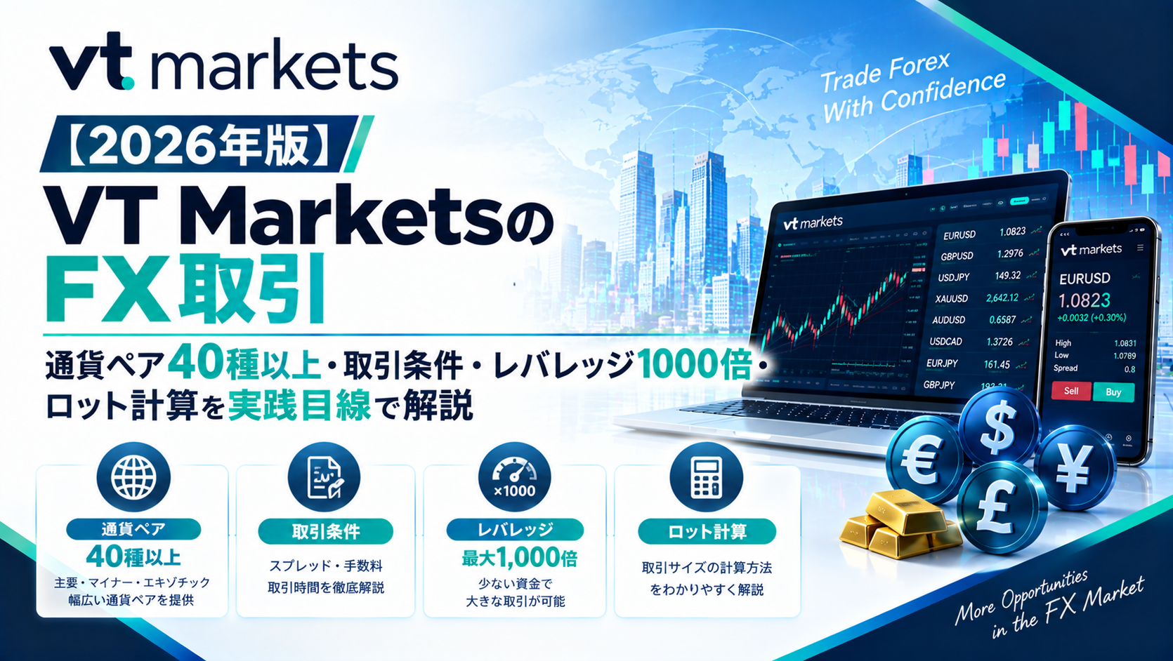 【2026年版】VT MarketsのFX取引｜通貨ペア40種以上・取引条件・レバレッジ500倍・ロット計算を実践目線で解説